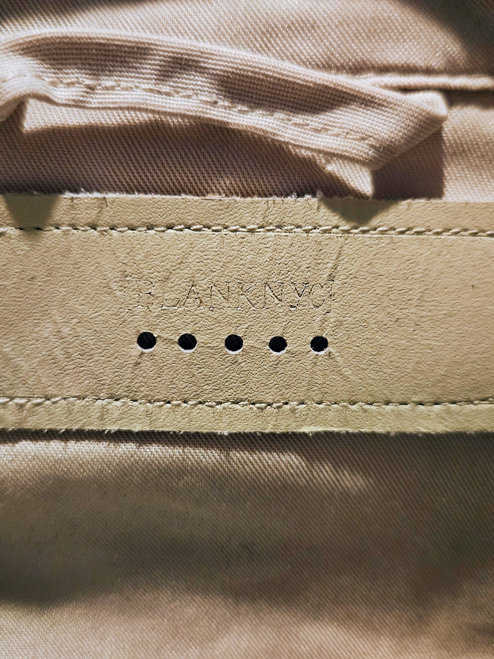 Blank NYC Womans 100% Lyocell Cream Jacket - Picture 4 of 5